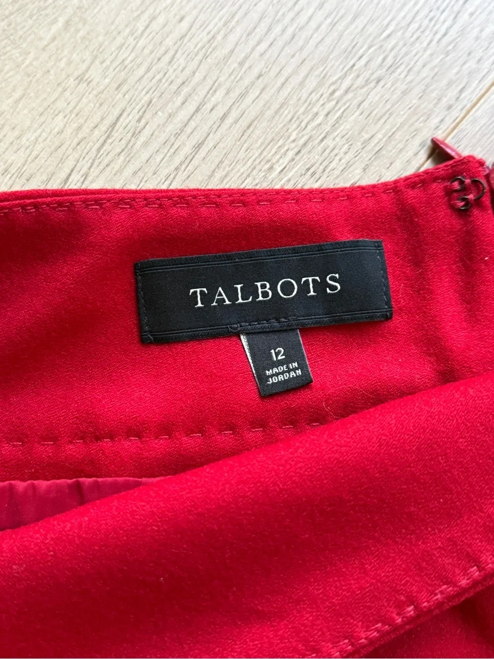 Talbots women’s mini skirt wool size 12